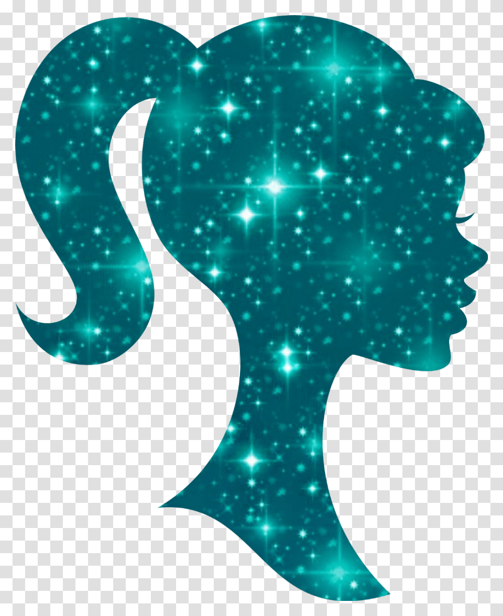 Barbie Glitter Sparkles Girly Illustration, Astronomy, Outer Space, Outdoors, Nature Transparent Png