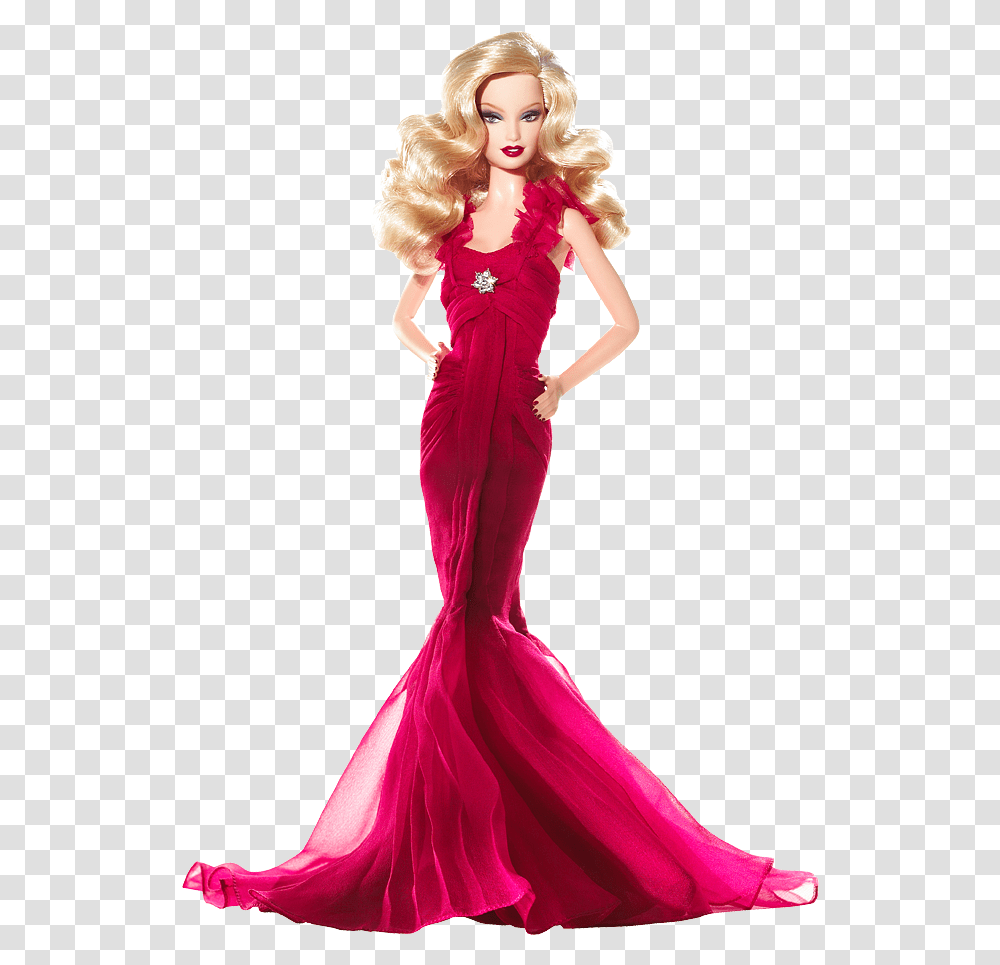 Barbie Go Red Doll, Toy, Person, Human, Dress Transparent Png