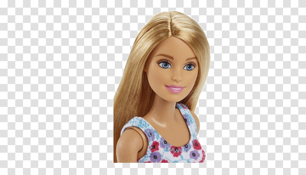Barbie Image Download Barbie Doll In Floral Dress, Toy, Figurine, Person, Human Transparent Png