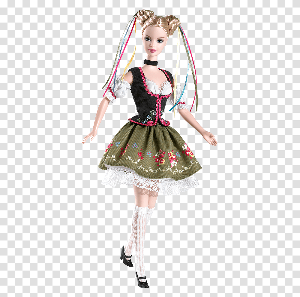 Barbie Oktoberfest And Doll Image All Barbie Dolls Of The World, Costume, Toy, Person, Human Transparent Png