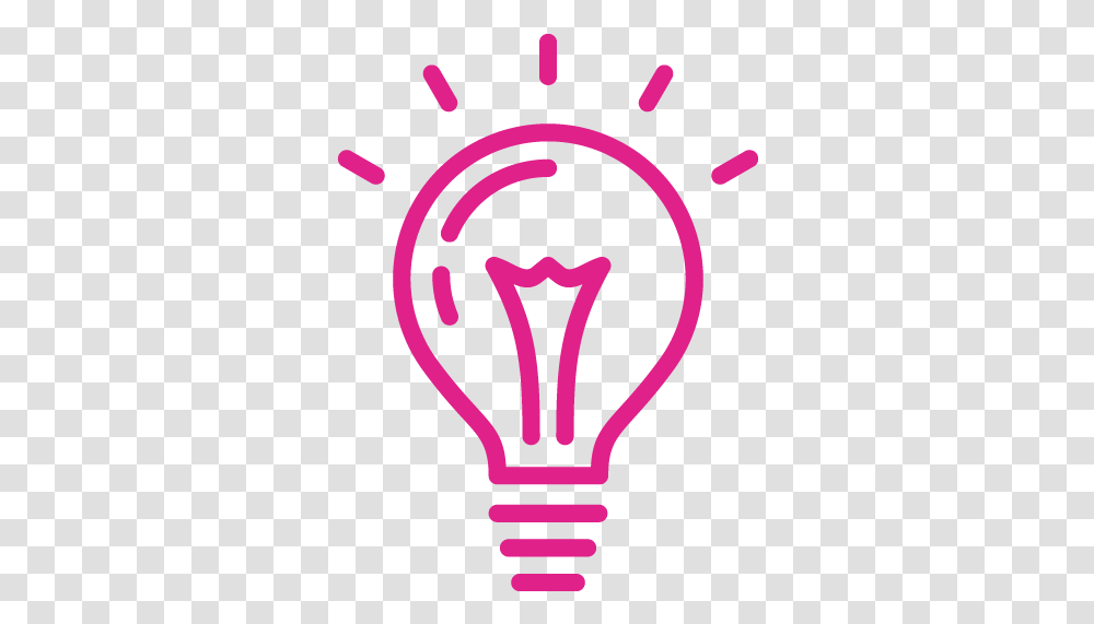Barbie Pink Light Bulb 2 Icon Free Barbie Pink Light Bulb Purple Light Bulb, Lightbulb, Poster Transparent Png