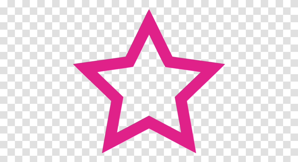 Barbie Pink Star 5 Icon Free Barbie Pink Star Icons Blue Star Rating Icon, Cross, Symbol, Star Symbol Transparent Png