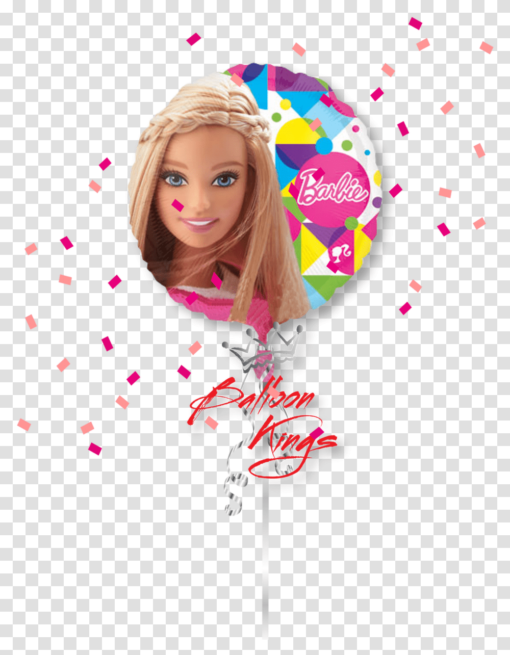 Barbie Round, Doll, Toy, Paper, Confetti Transparent Png