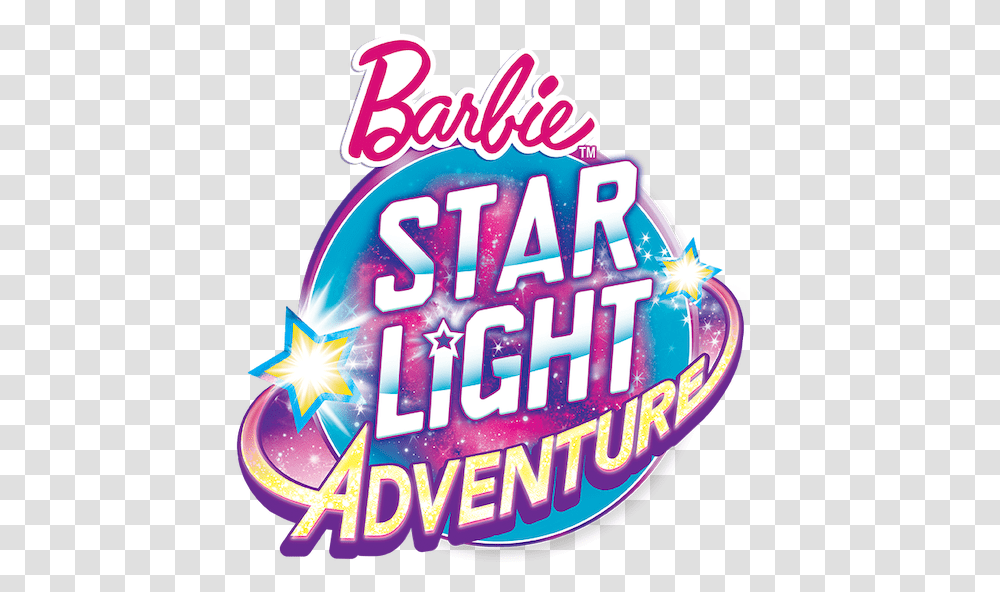 Barbie Star Light Adventure Netflix Barbie, Birthday Cake, Lighting, Neon, Text Transparent Png