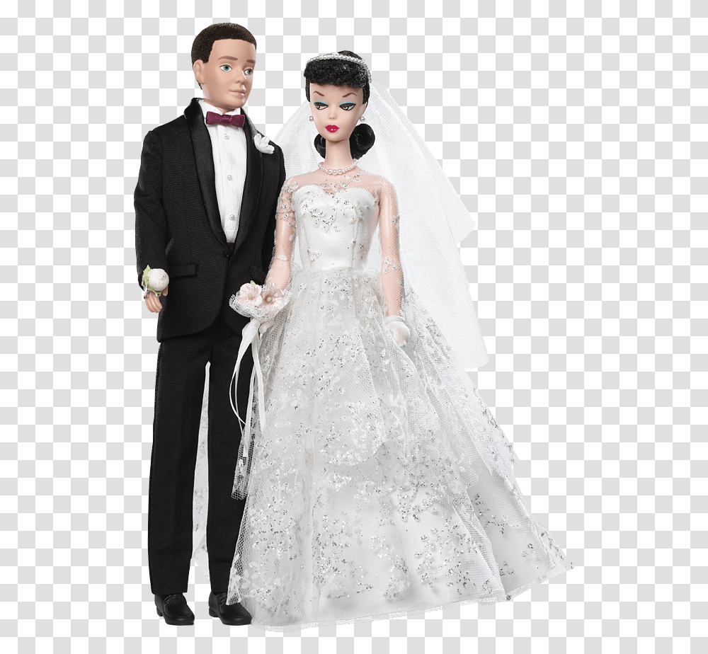 Barbie Wedding Day Repro, Person, Wedding Gown, Robe Transparent Png