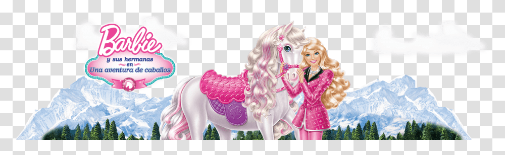 Barbie With Pony Background, Toy, Figurine, Person, Human Transparent Png