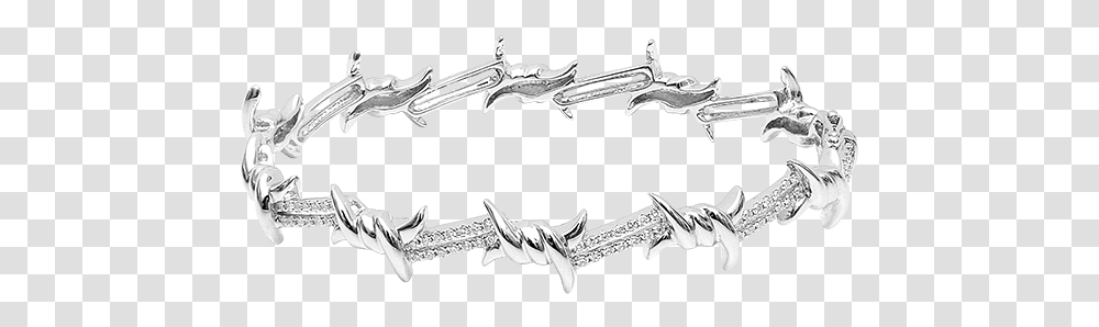 Barbwire Image Collana Filo Spinato Oro, Weapon, Weaponry, Blade, Sword Transparent Png