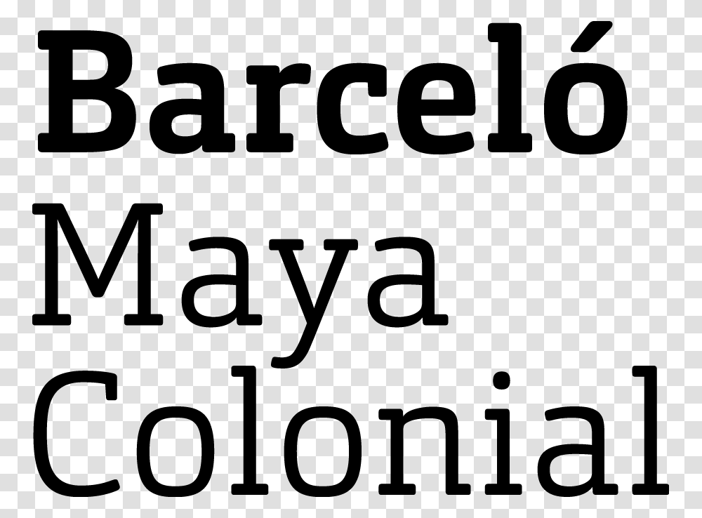 Barcel Maya Colonial Logo Barcelo Maya Colonial Logo, Number, Alphabet Transparent Png