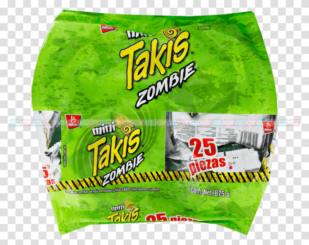 Barcel Takis Zombie 325 Barcel Trunks, Word, Food, Plant Transparent Png