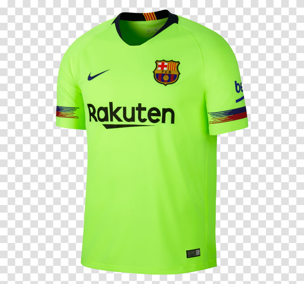 Barcelona 2018 2019 Away Kit, Apparel, Shirt, Jersey Transparent Png