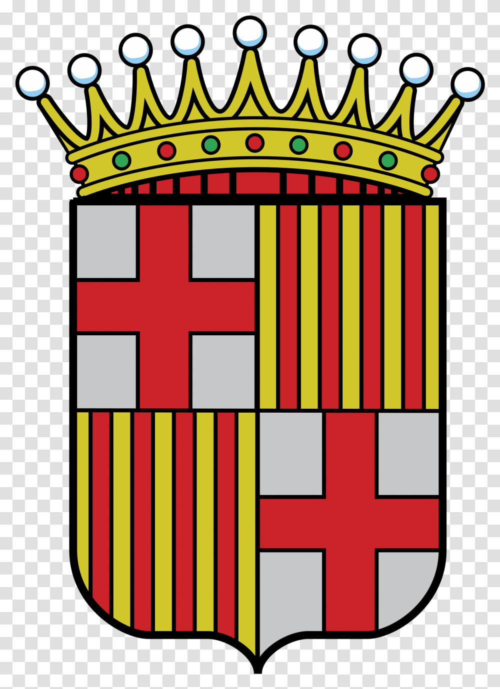 Barcelona Coat Of Arms, Logo, Trademark, Interior Design Transparent Png