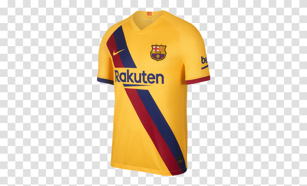 Barcelona Fc Away Kit, Apparel, Shirt, Jersey Transparent Png