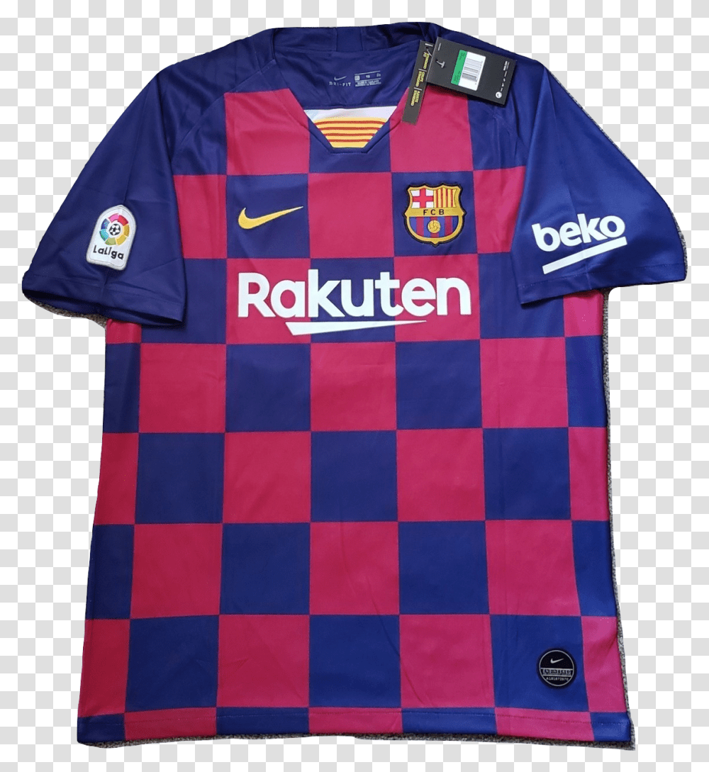Barcelona Football Kit, Apparel, Shirt, Jersey Transparent Png
