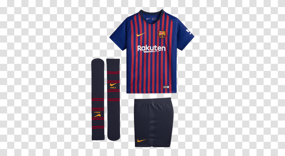 Barcelona Home Kids Football Kit 201819 Barcelona New Kit 2018 19, Clothing, Apparel, Shirt, Sleeve Transparent Png