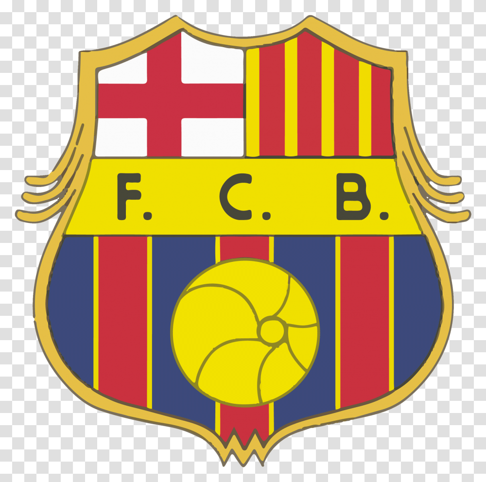 Barcelona Logo Fc Barcelona Logo 1960, Shield, Armor Transparent Png