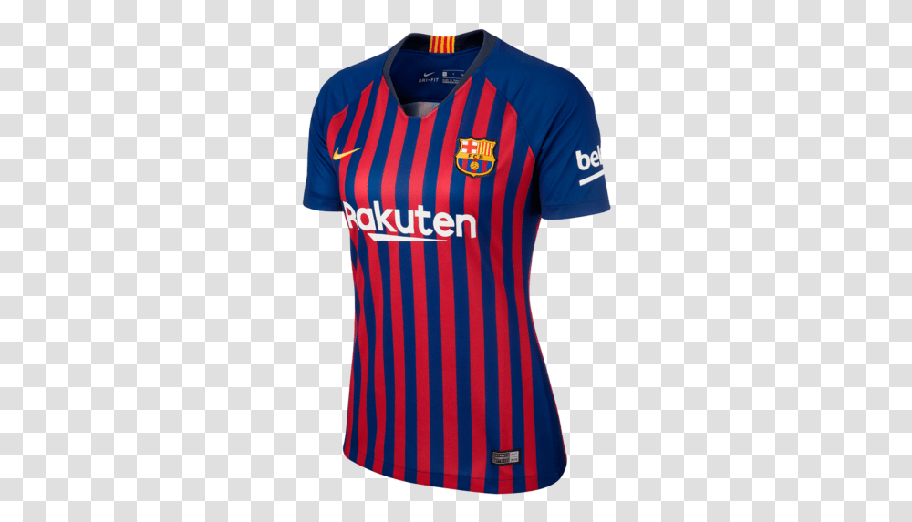 Barcelona Soccer Jersey Football Shirt Barcelona 2018 2019, Clothing, Apparel, Person, Human Transparent Png