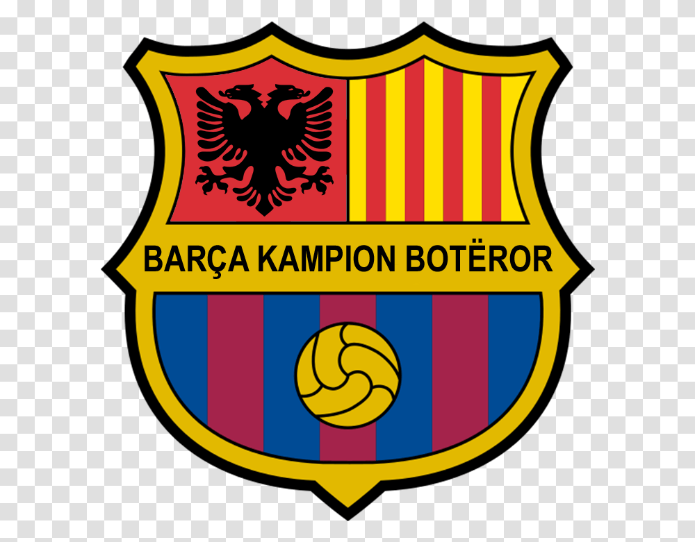Barcelona Url Logo 2017 Clipart Barcelona Logo, Armor, Symbol, Trademark, Badge Transparent Png