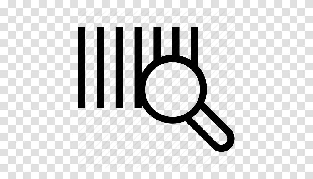 Barcode Barcode Magnifying Product Code Upc Upc Code Icon, Piano, Leisure Activities, Musical Instrument Transparent Png
