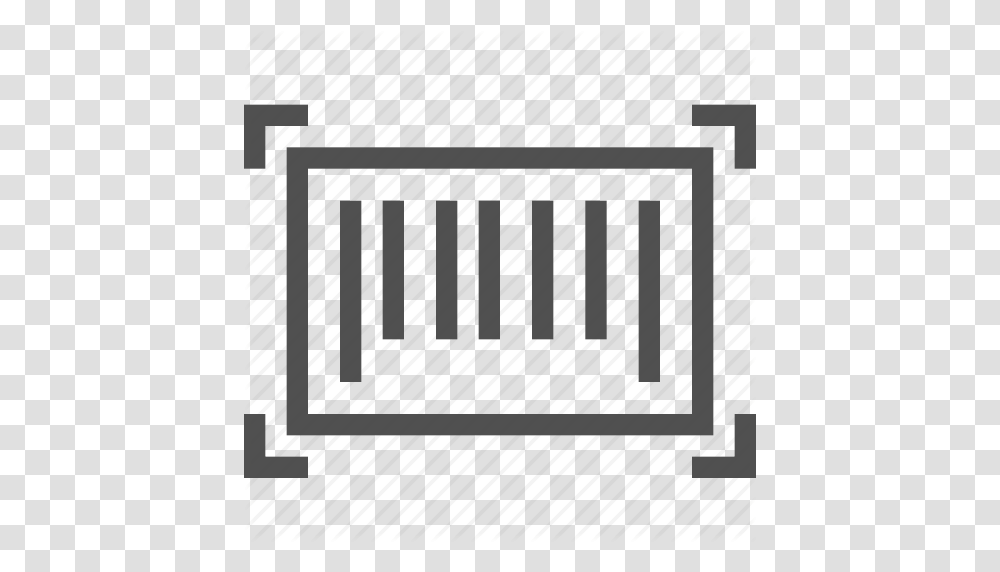 Barcode Check Cipher Code Find Product Icon, Fence, Plate Rack, Furniture Transparent Png
