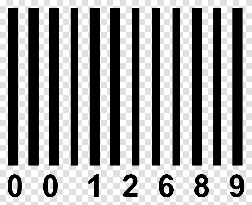 Barcode Monochrome, Number, Rug Transparent Png