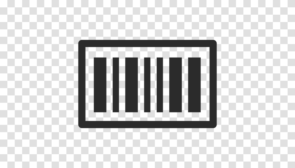 Barcode Stroke Icon, Gate, Interior Design Transparent Png