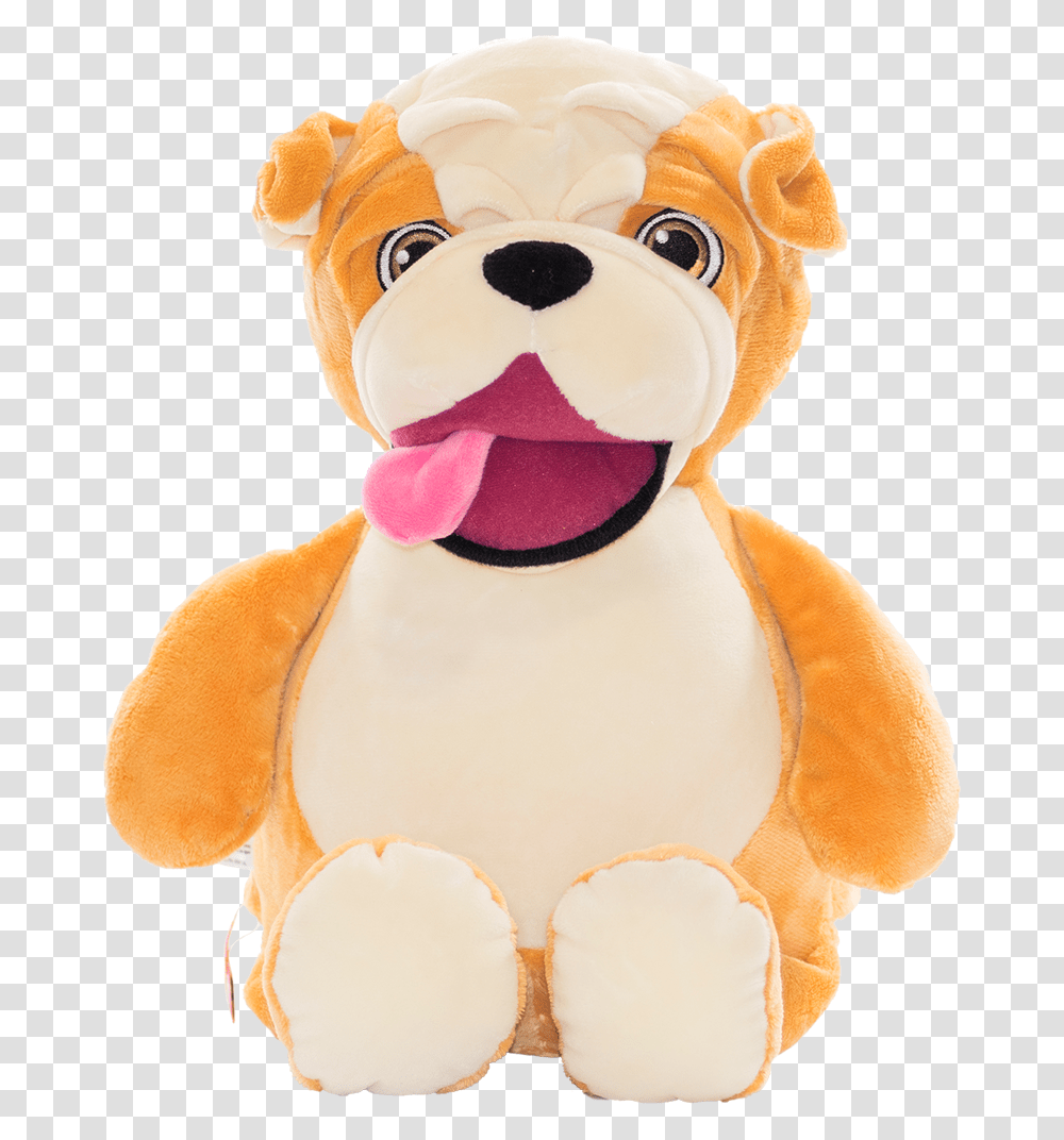 Barcus Mcdribble Bulldog Stuffed Toy, Plush, Pillow, Cushion, Snowman Transparent Png