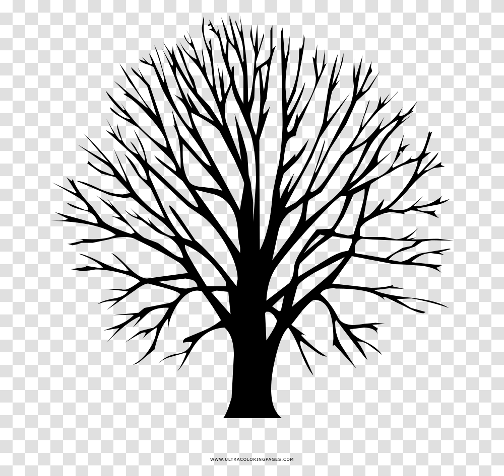 Bare Tree Coloring, Gray, World Of Warcraft Transparent Png