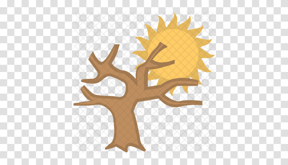 Bare Tree Icon Illustration, Antler, Guitar, Leisure Activities, Musical Instrument Transparent Png