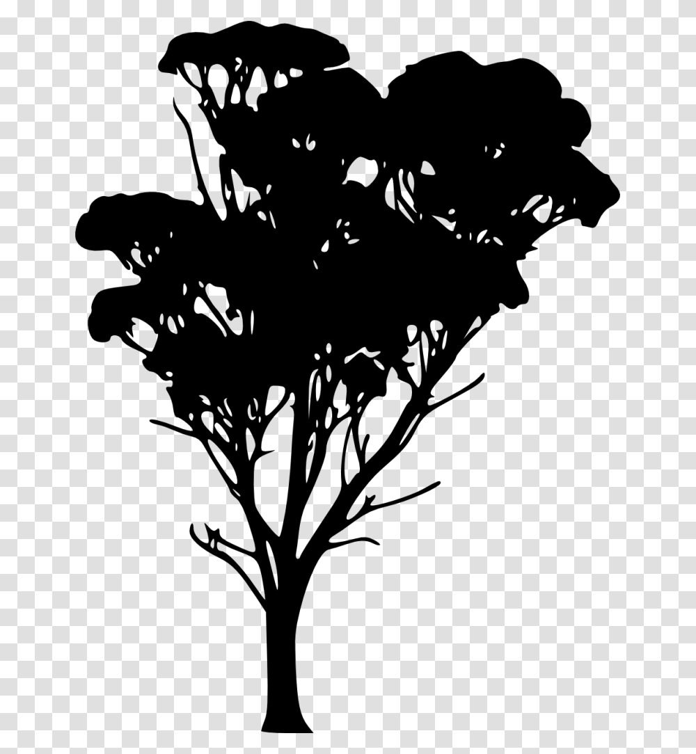 Bare Tree Silhouette Clip Art Silhouette, Gray, World Of Warcraft Transparent Png