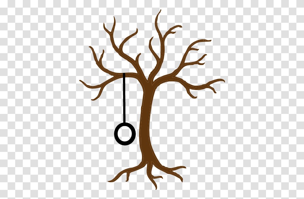 Bare Tree With Tire Swing Clip Art For Web, Plant, Antelope, Wildlife, Mammal Transparent Png