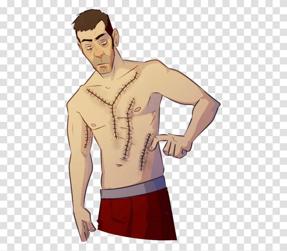 Barechested, Back, Torso, Person, Human Transparent Png