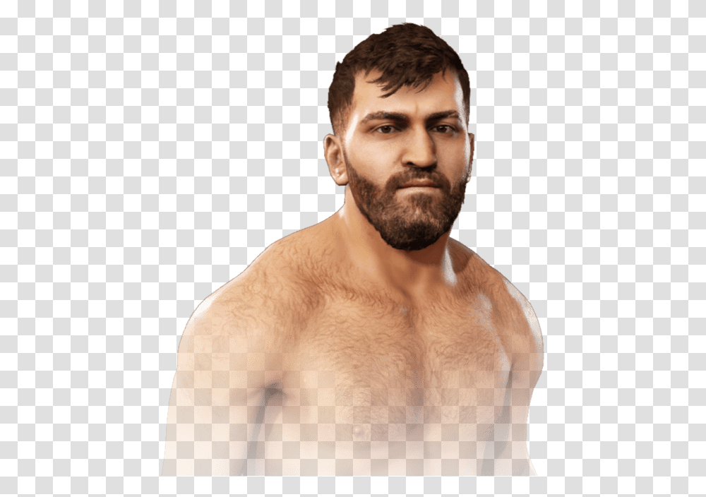 Barechested, Face, Person, Human, Beard Transparent Png