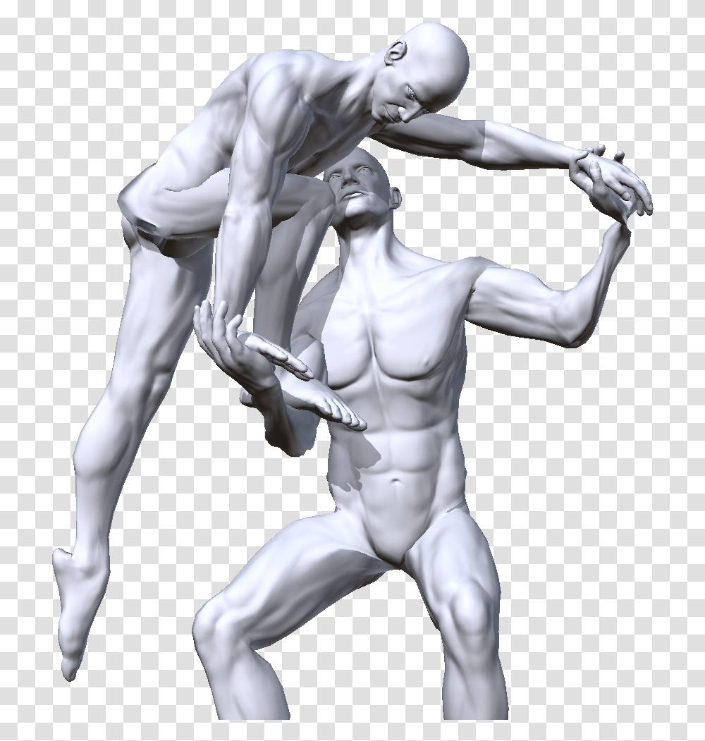 Barechested, Person, Sculpture, Statue Transparent Png