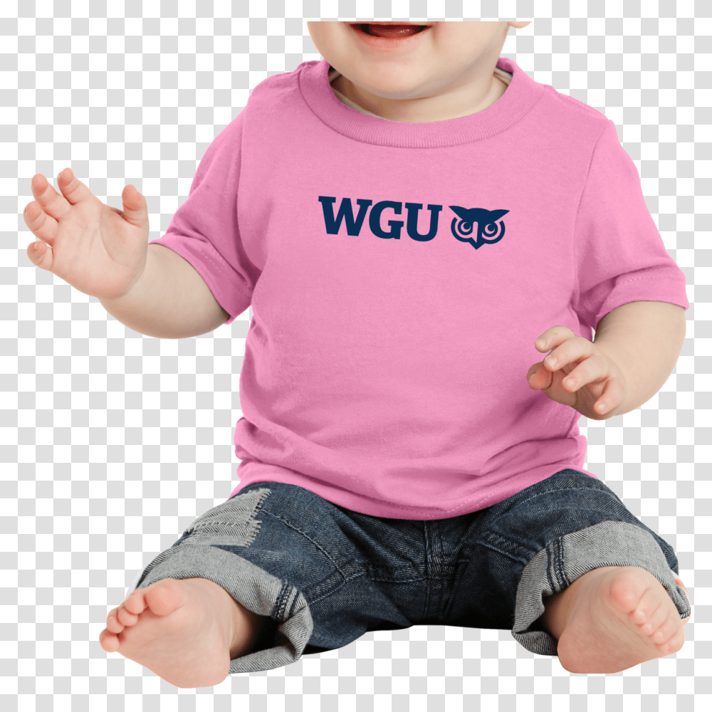 Barefoot Boy In White T Shirt, T-Shirt, Apparel, Sleeve Transparent Png