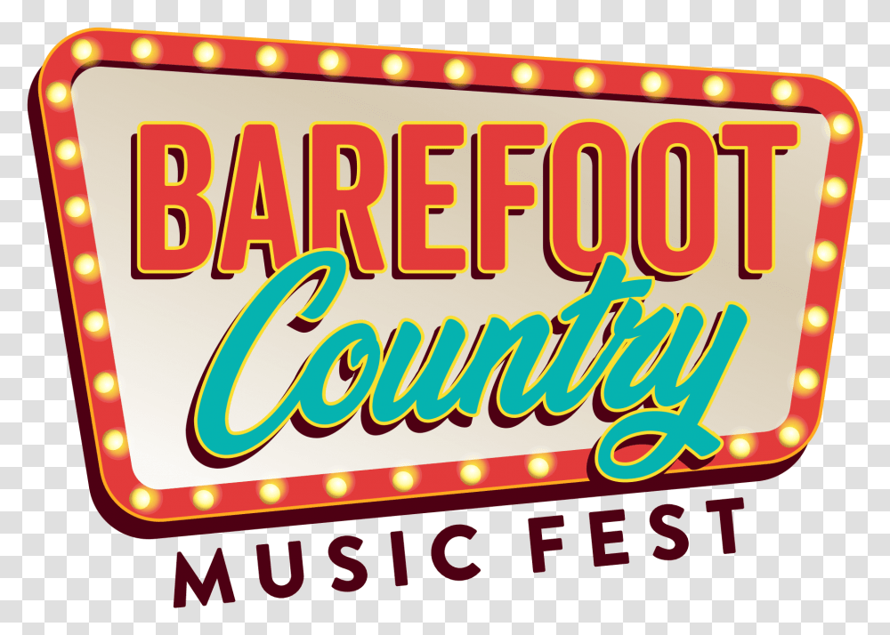 Barefoot Country Music Fest Barefoot Country Music Festival Wildwood, Text, Alphabet, Word, Bazaar Transparent Png