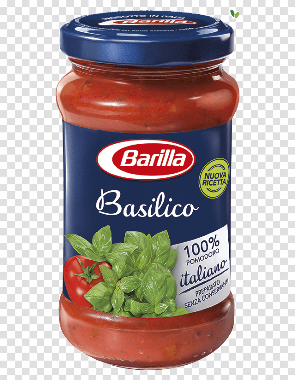 Barilla Tomato Sauce With Basil Barilla Pasta Sauce Basilico, Food, Ketchup, Relish, Pickle Transparent Png