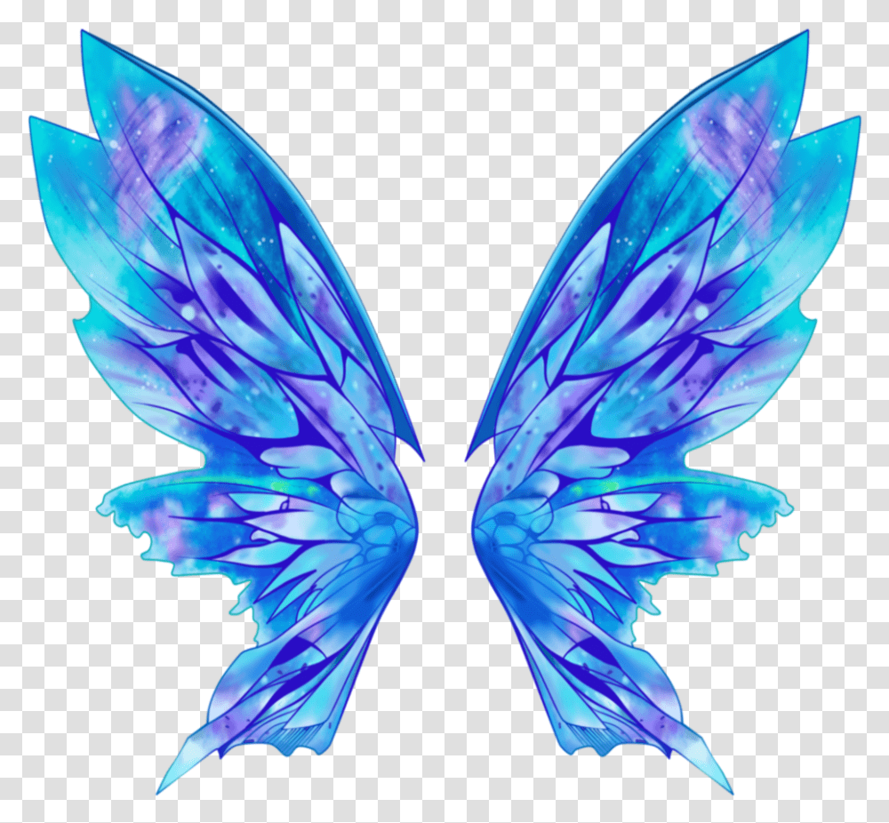 Bark Blue Light Blue White Beautiful Fairytail Fairy Wings, Ornament, Jewelry, Accessories, Accessory Transparent Png