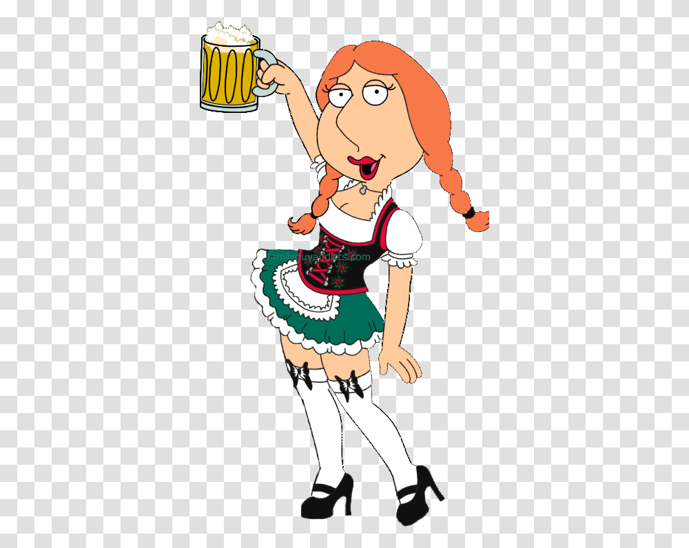 Barmaiden Lois With Brew Cartoon, Person, Toy, Book, Comics Transparent Png