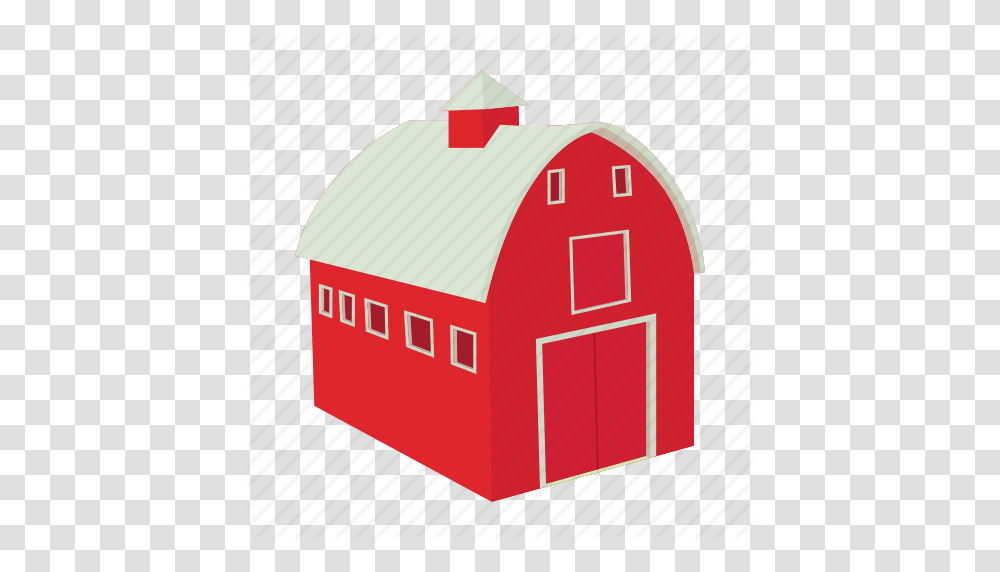 Barn Cartoon Door Farm House Red Wooden Icon, Nature, Outdoors, Building, Countryside Transparent Png