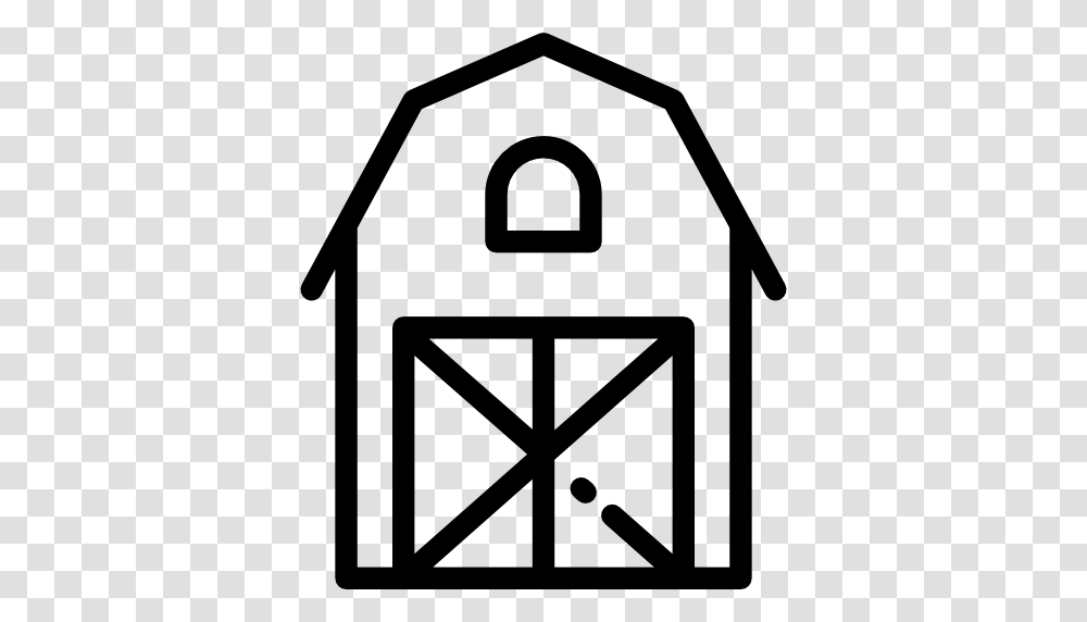 Barn Flat Black Icon, Nature, Building, Outdoors, Countryside Transparent Png