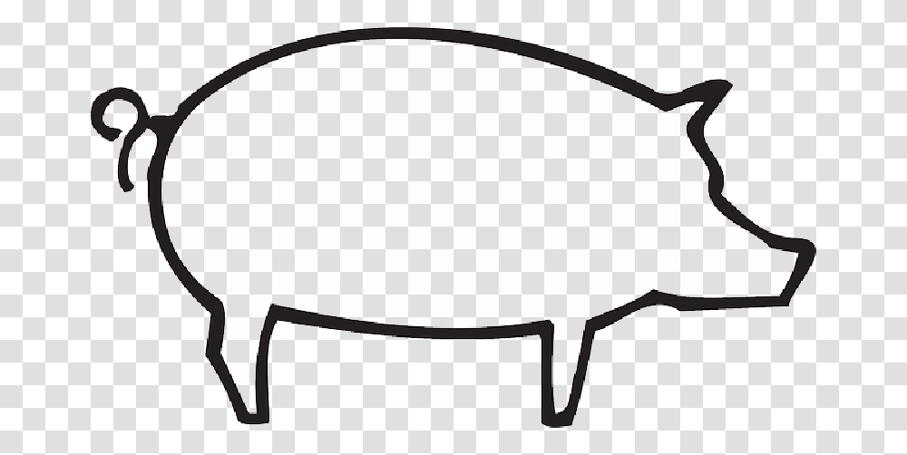 Barn Outline Clipart, Hog, Pig, Mammal, Animal Transparent Png