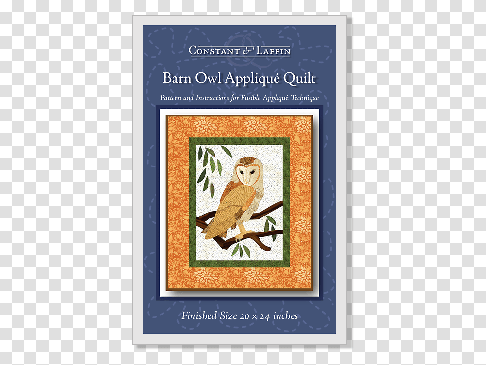 Barn Owl Pattern Owl Quilt Kits, Bird, Animal, Poster Transparent Png