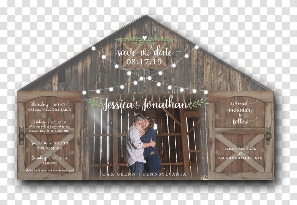 Barn Wedding Rustic Save The Date, Nature, Outdoors, Person, Human Transparent Png