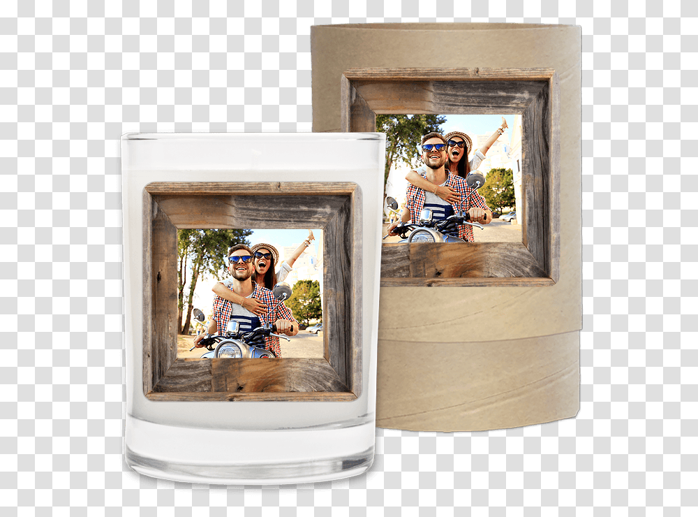 Barn Wood Photo Frame, Person, Sunglasses, Home Decor Transparent Png
