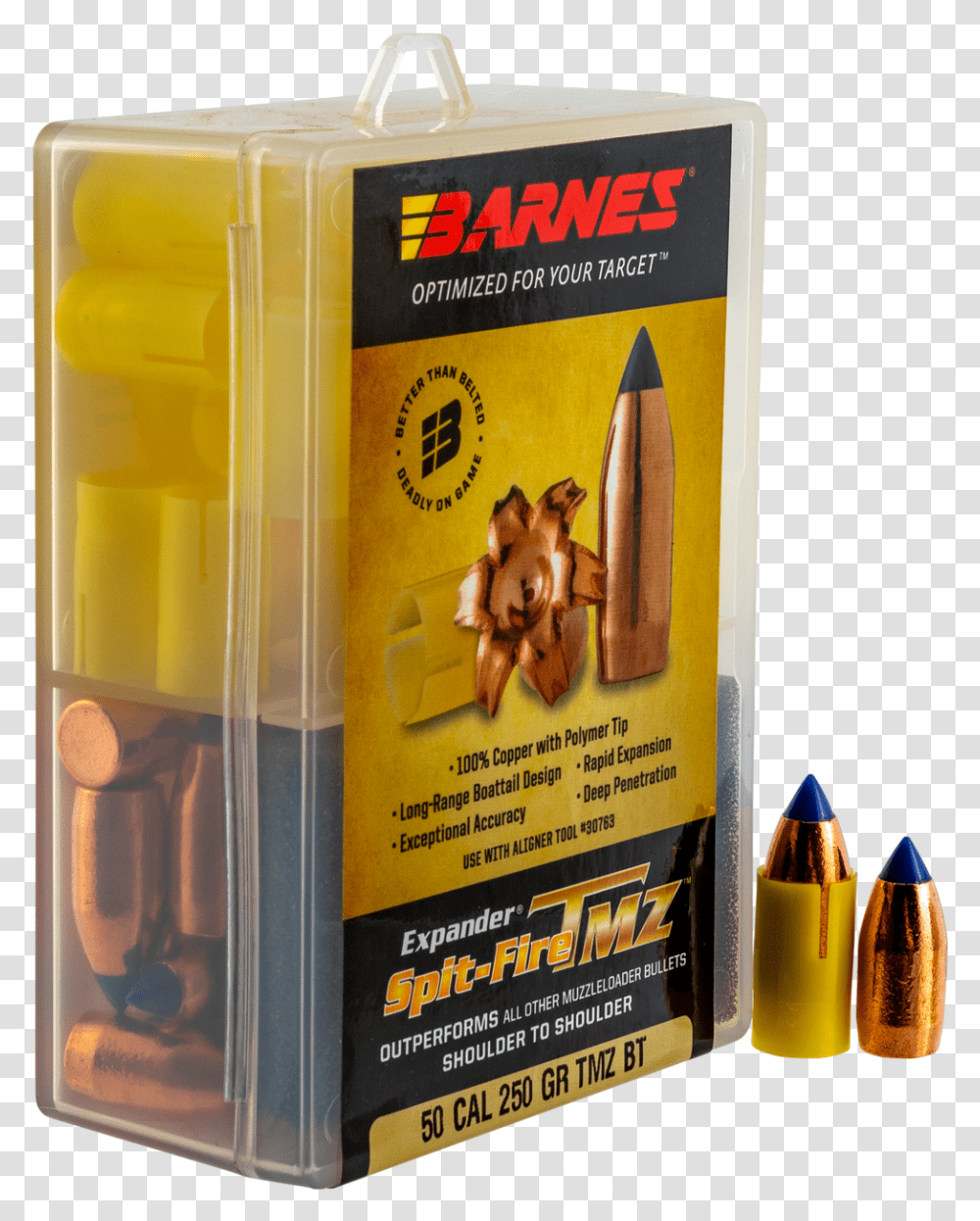 Barnes Bullets 30598 Spit Vertical, Book, Crayon, Weapon, Weaponry Transparent Png