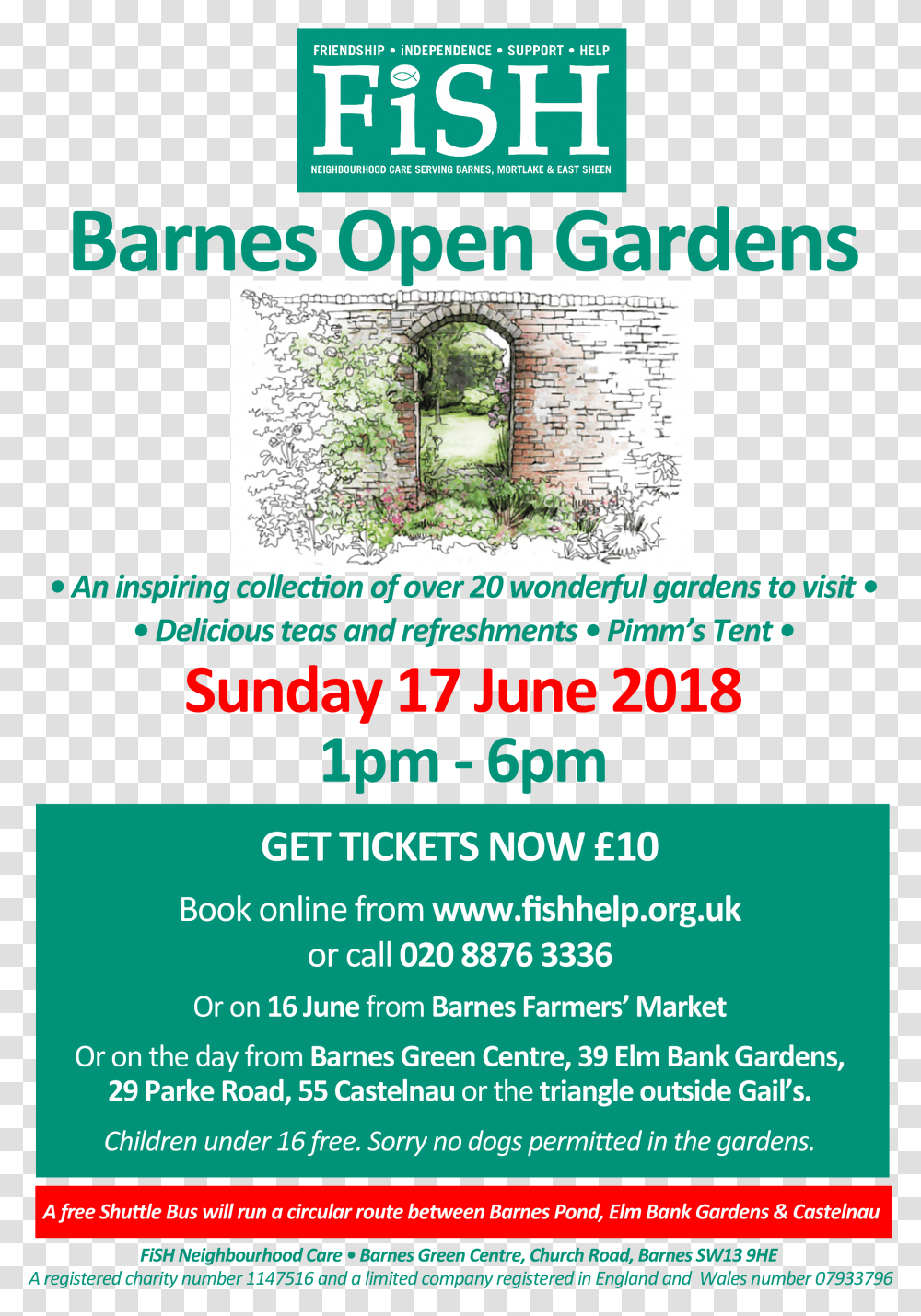Barnes Open Gardens Buy Tickets Now Flyer, Poster, Paper, Advertisement, Brochure Transparent Png