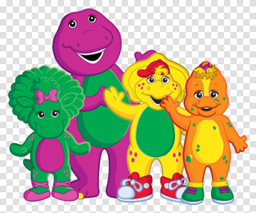 Barney And Friends 3 Image Barney And Friends, Graphics, Art, Toy, Crowd Transparent Png