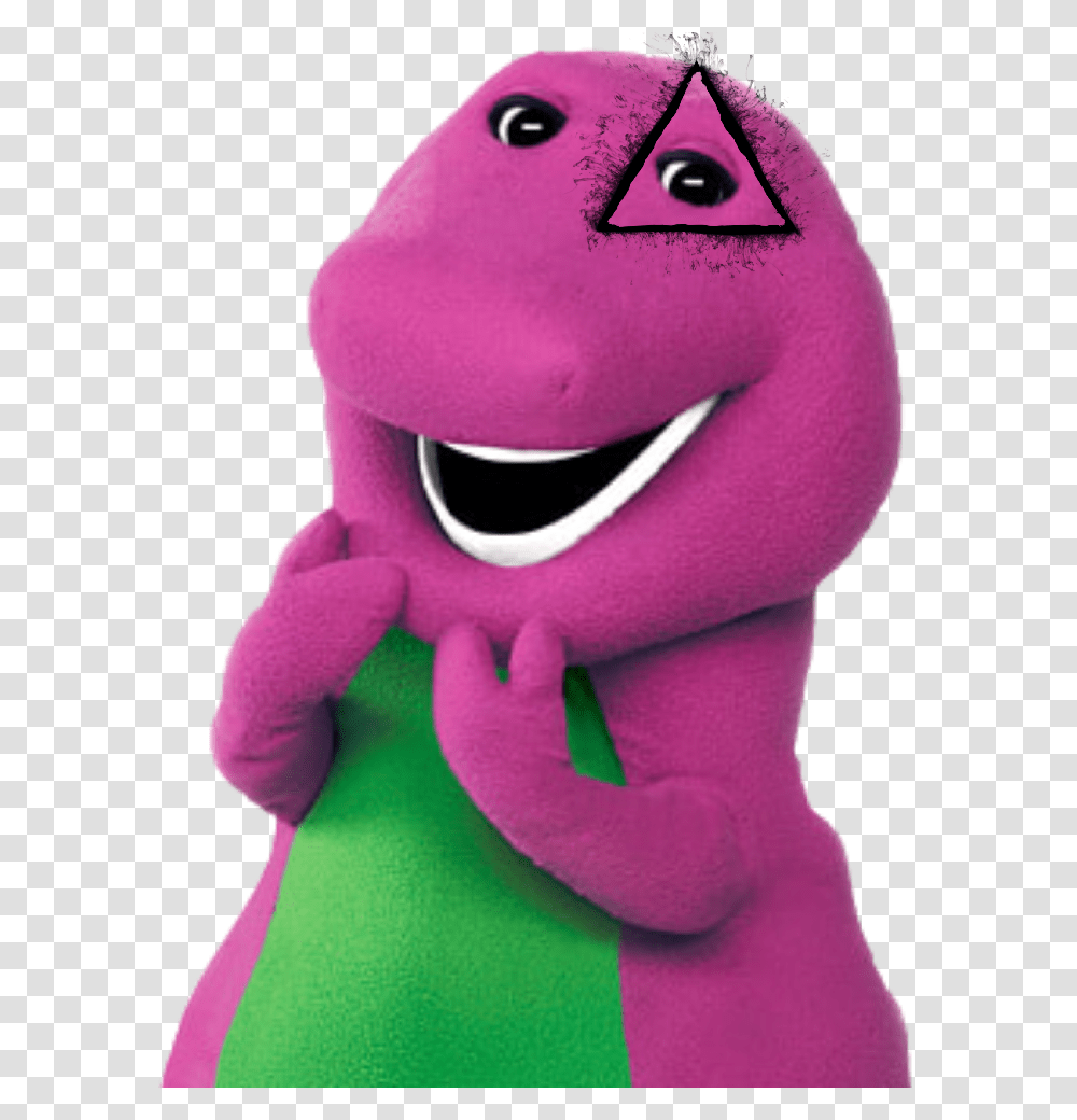 Barney Clipart Barney The Dinosaur Face, Plush, Toy, Hoodie Transparent Png