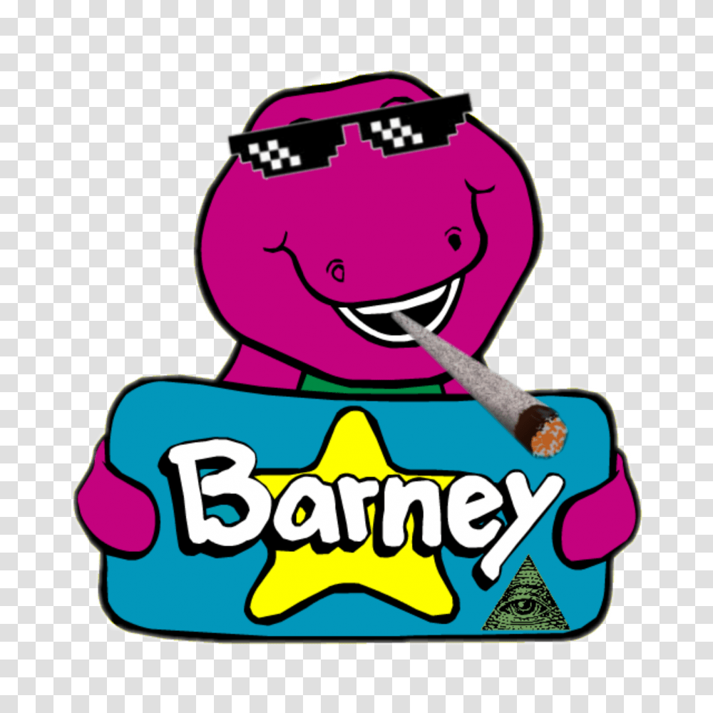 Barney, Label Transparent Png