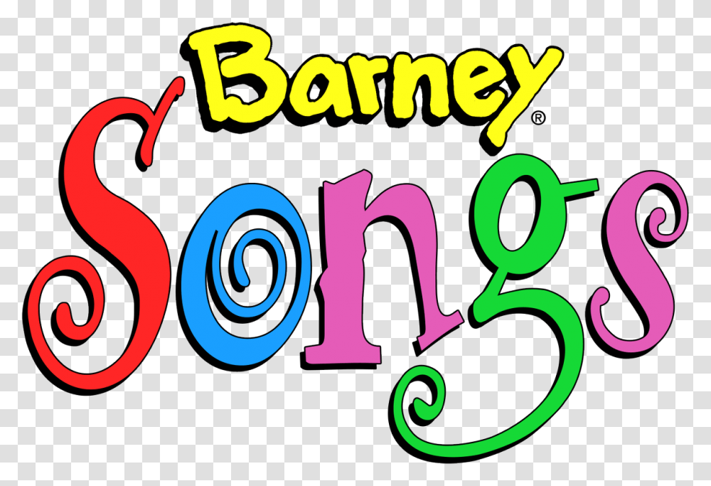 Barney Logo, Number, Word Transparent Png